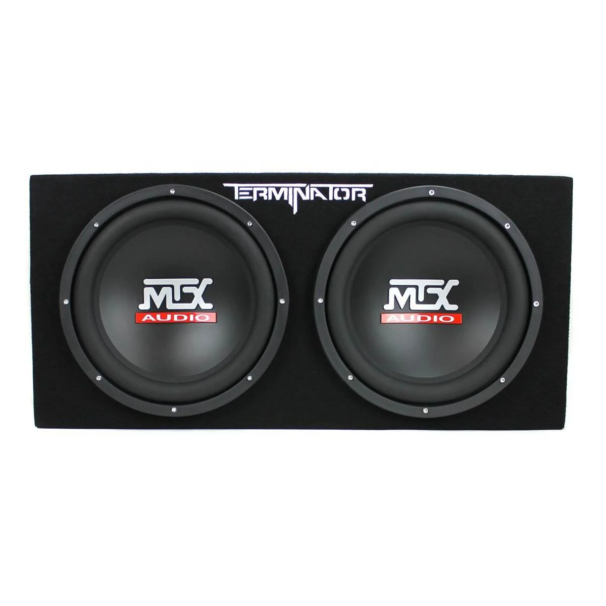 2025 Caja de bajos MTX TNE212D de 12″ 1200W con amplificador monobloque de 1500W y condensador de 2 Faradios