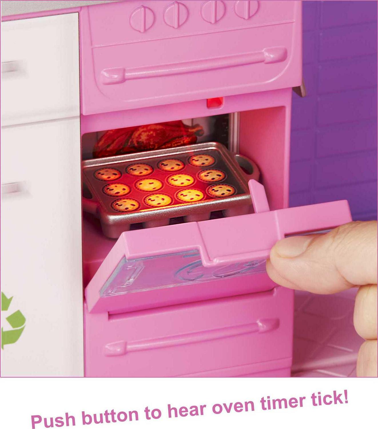 2025 Casa de ensueño Barbie con más de 70 accesorios, ascensor funcional, luces y sonidos