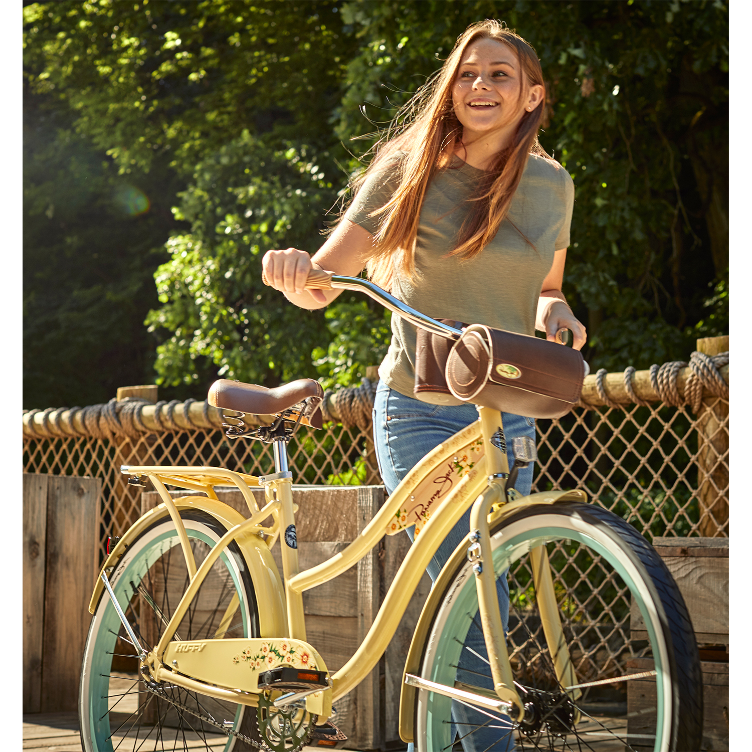 2025 Huffy Panama Jack bicicleta cruiser de 26 pulgadas para mujer – Elegante y cómoda