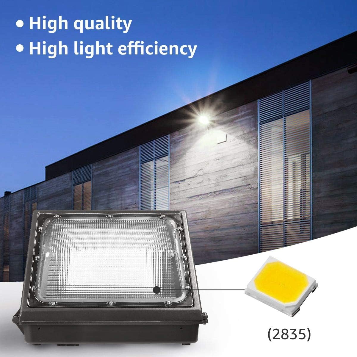 2025 Lote de 2 Focos Solares WL5000 LE con Detector de Movimiento, Iluminación Exterior Segura