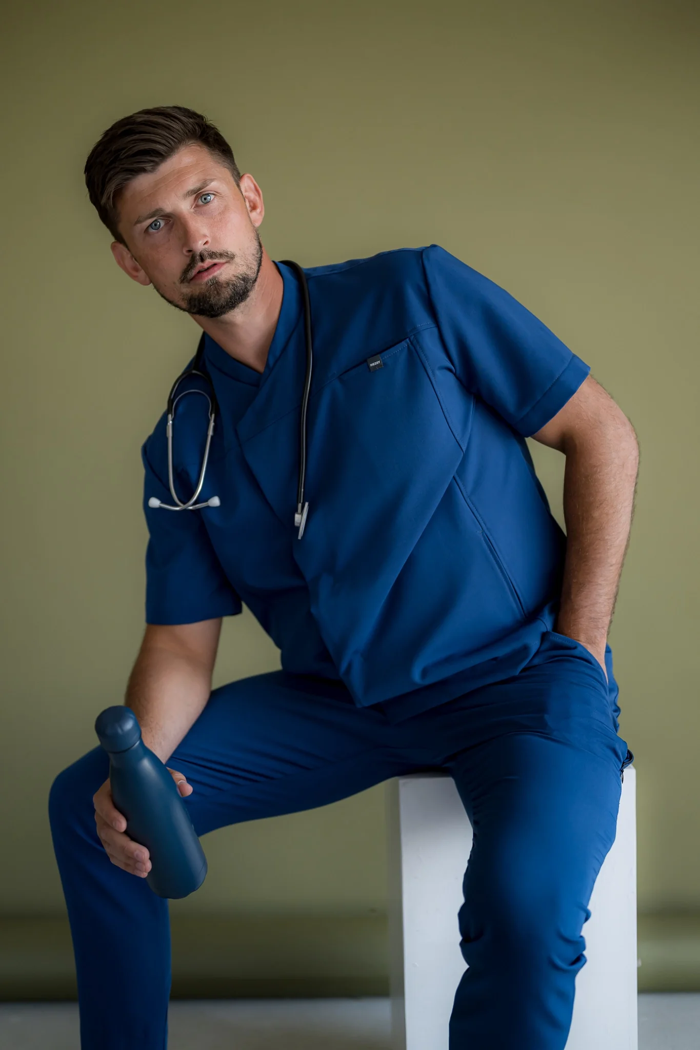 Bluzka medyczna męska MONAKO Profi.Me