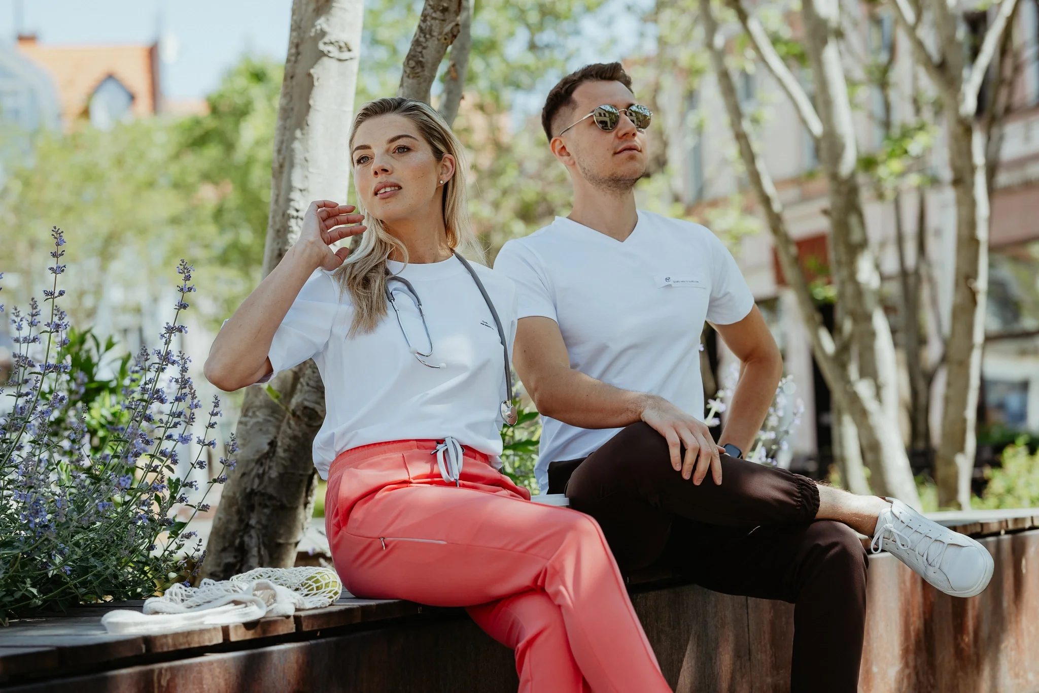 Bluzka męska V-NECK Slim Premium Cotton