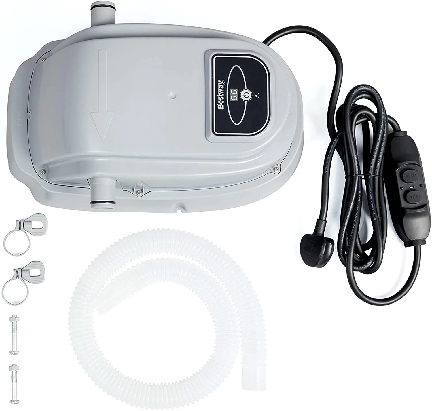 2025 Calentador de piscina Bestway 58259 – Calentador eficiente de agua para piscinas elevadas de hasta 4,57 m de diámetro