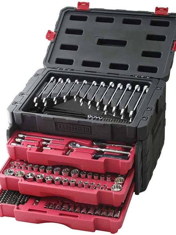 2025 Craftsman – Juego de herramientas mecánicas de 450 piezas con carracas y dados | SAE y métrico | Para profesionales y aficionados