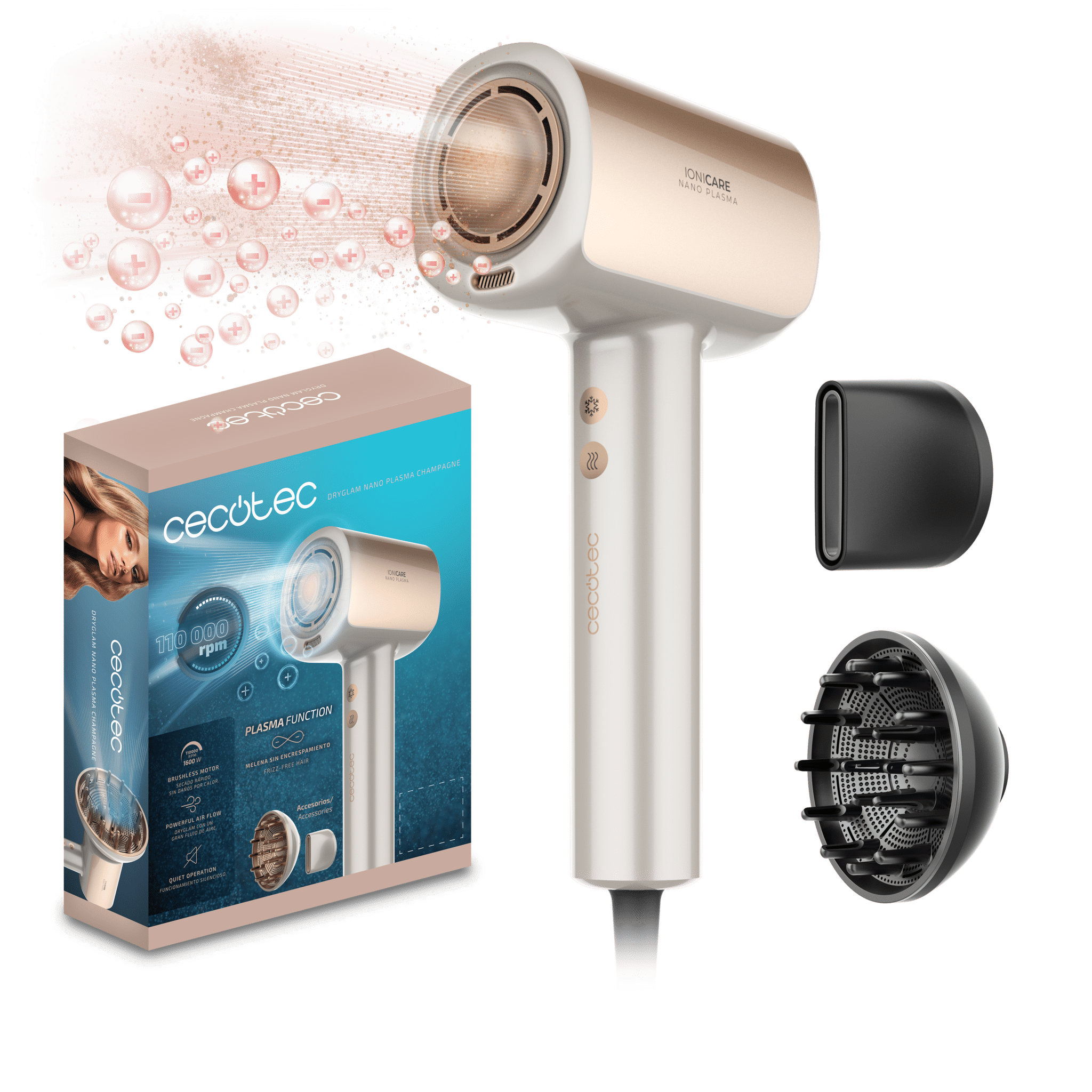 DryGlam Nano Plasma Champagne