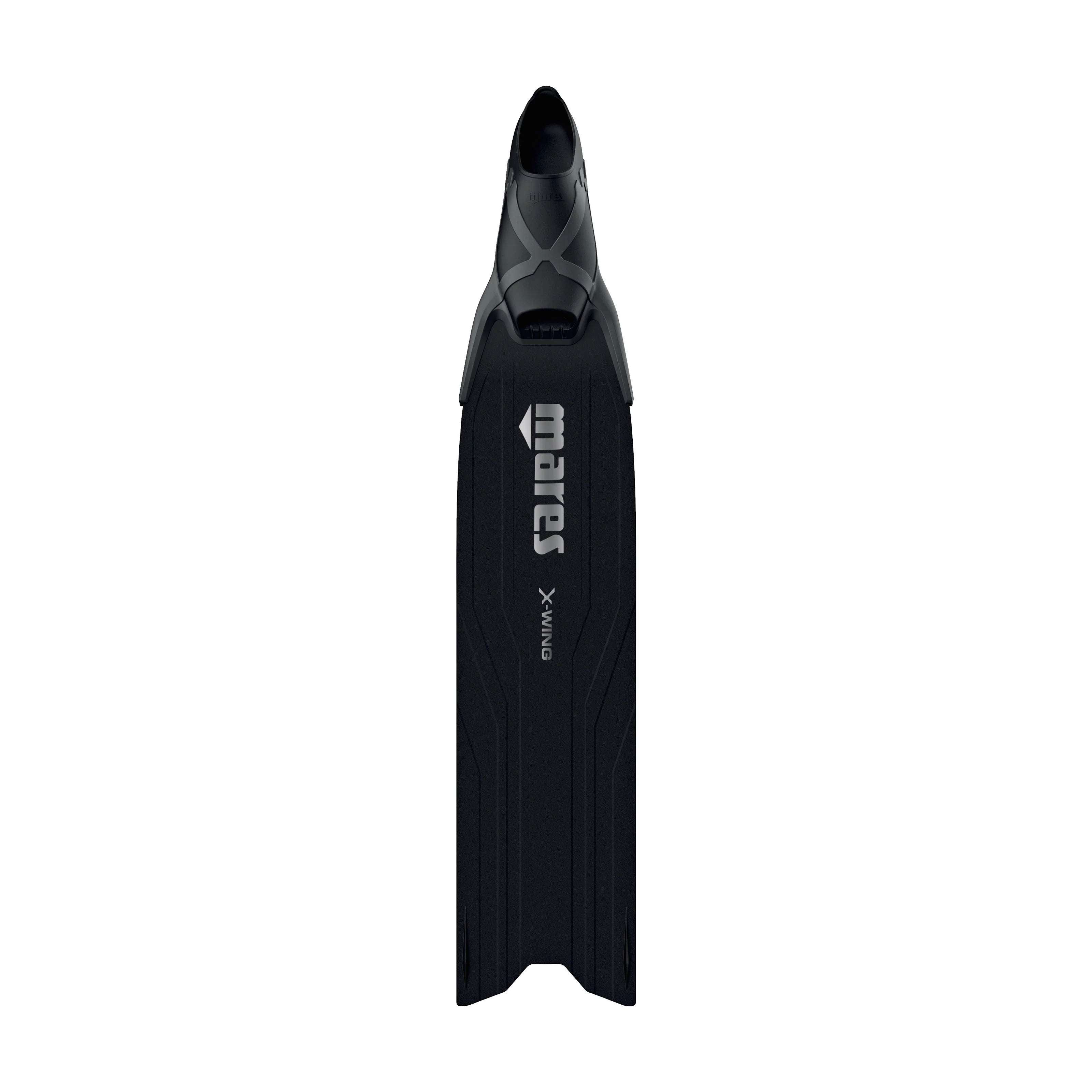2025 Aletas de apnea X-Wing Pro – Inclinación de 30°, 19 cm de ancho, 71,3 cm de largo, pala cónica de elastómero, punta en V, pala intercambiable, uso pies descalzos