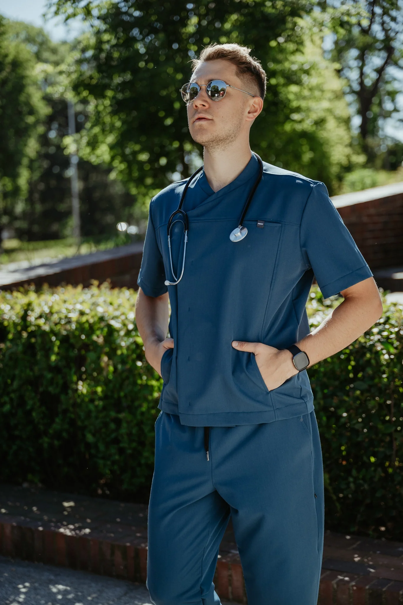 Bluzka medyczna męska MONAKO Profi.Me