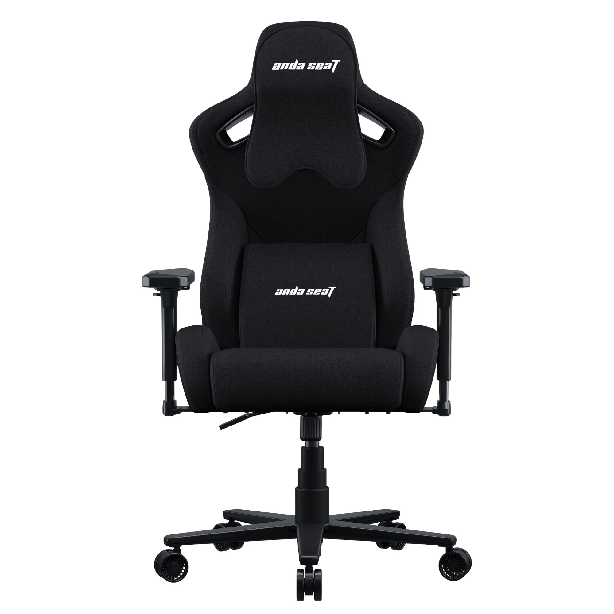 Scaun de gaming pentru birou Anda Seat Kaiser 2 Frontier XL din material textil negru