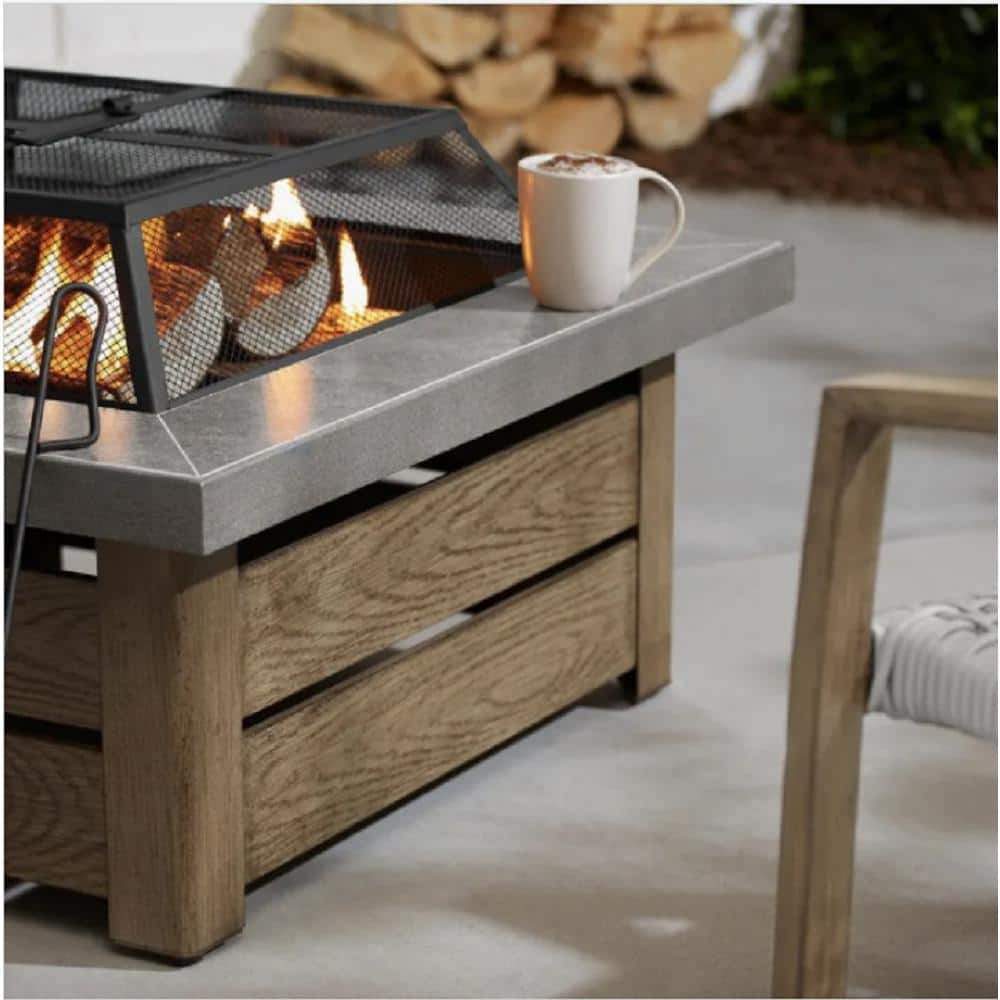 Conjunto de insertos para chimenea Hampton Bay de acero de 24″ con tapa de malla, kit de reemplazo de 3 piezas