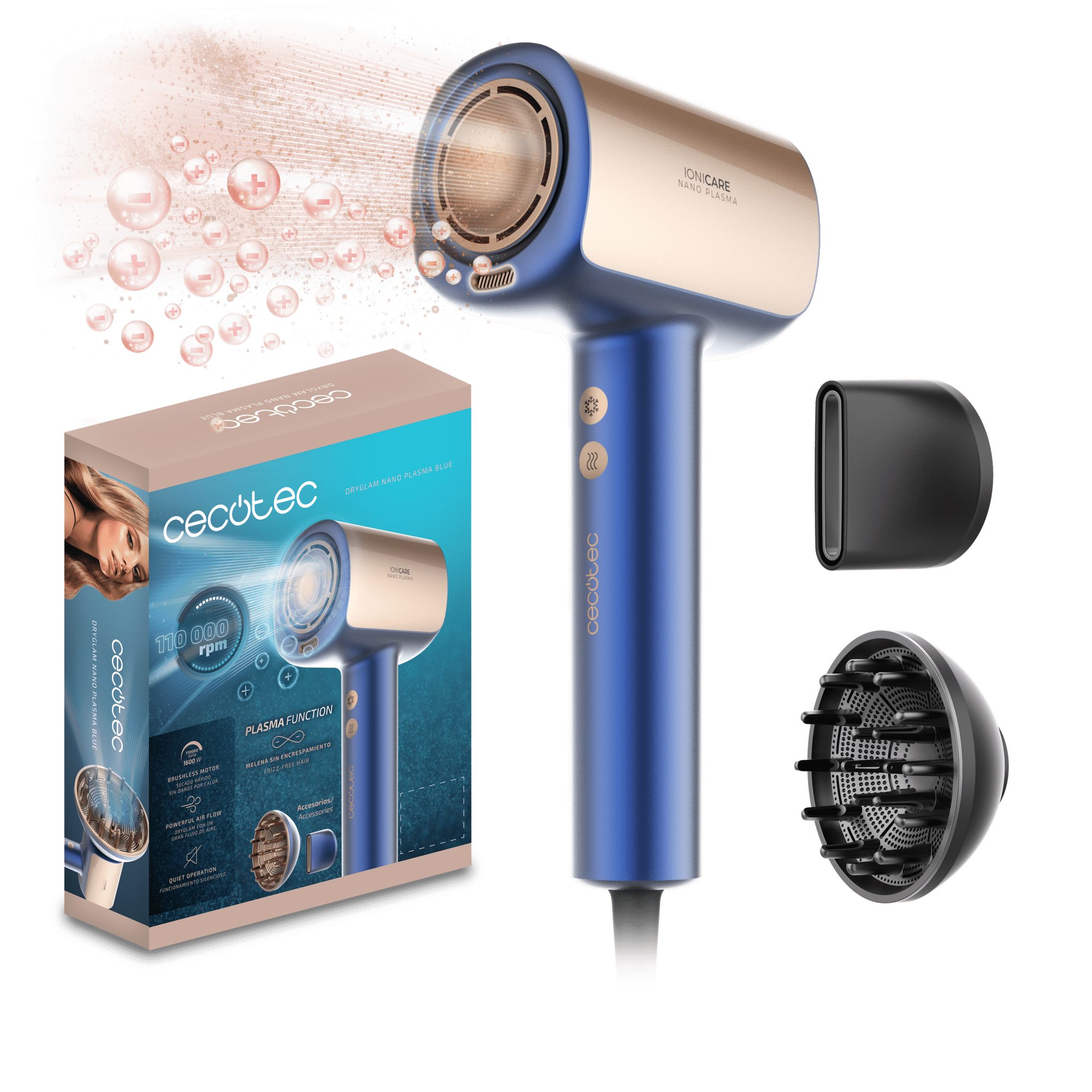 DryGlam Nano Plasma Blue