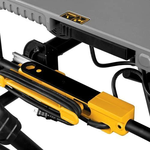 2025 Sierra de Mesa DEWALT de 10 Pulgadas, Capacidad de Corte Longitudinal de 32.5 Pulgadas, Motor de 15 Amperios, con Soporte Móvil