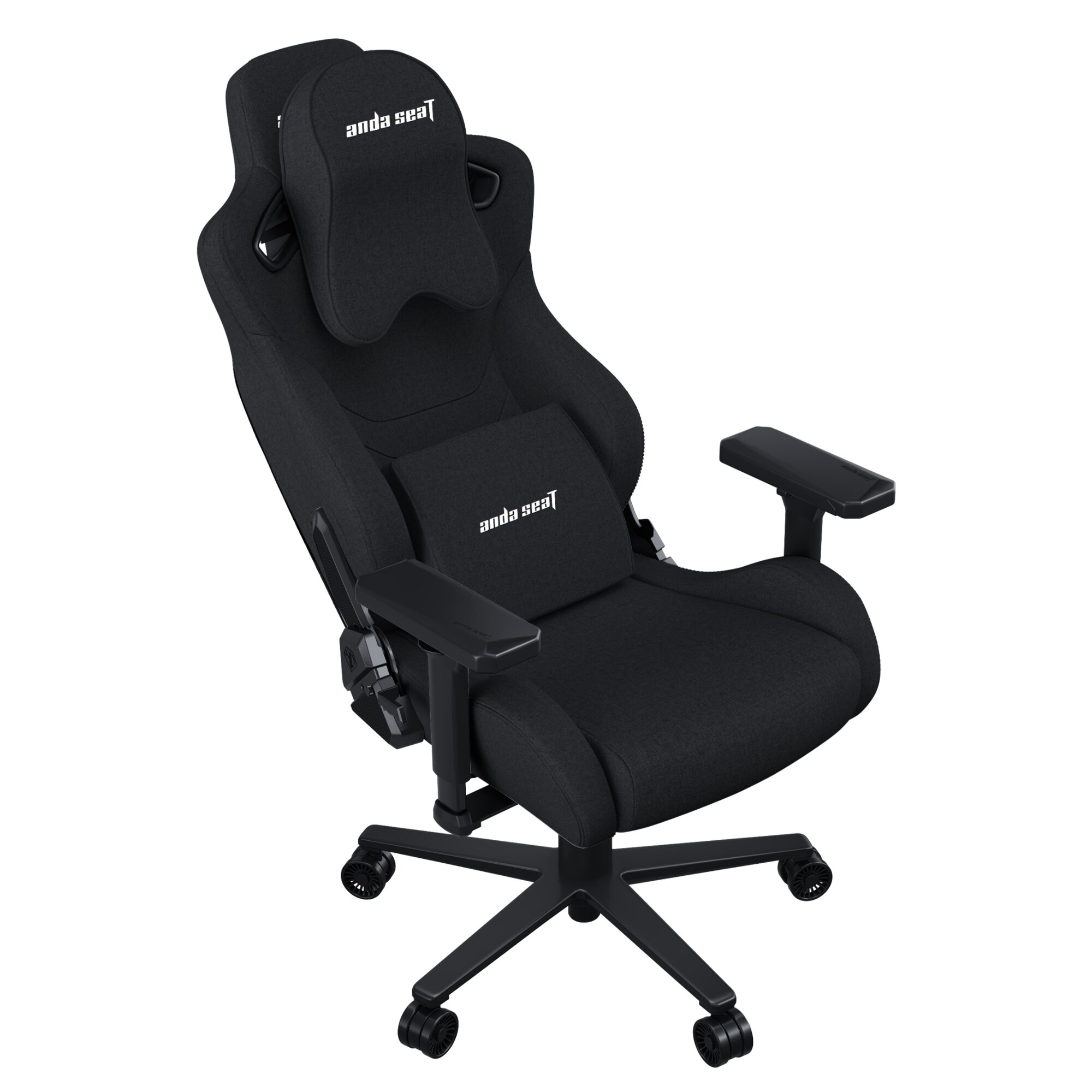 Scaun de gaming pentru birou Anda Seat Kaiser 2 Frontier XL din material textil negru
