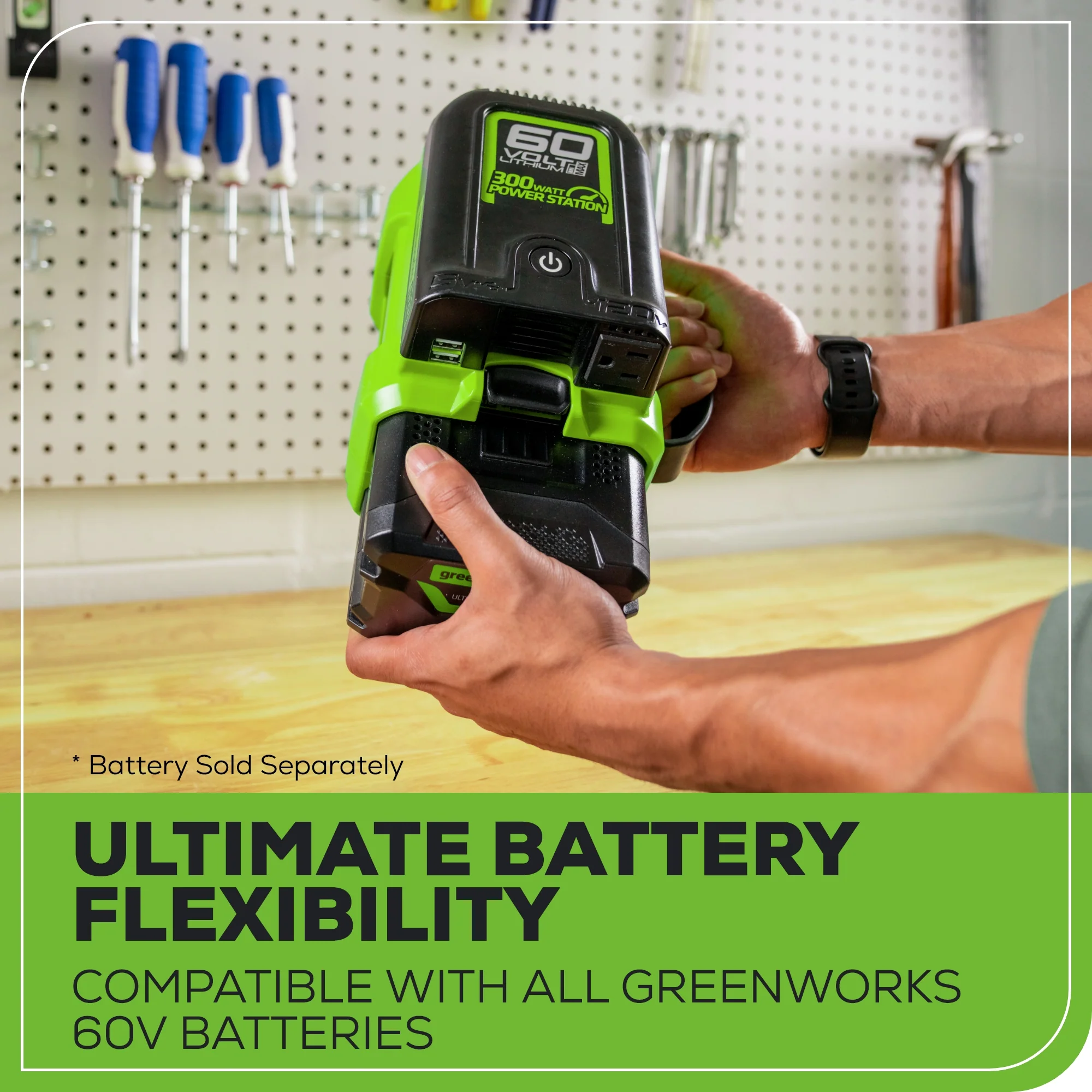 2025 Inversor de energía Pro 60V 300W (solo herramienta)