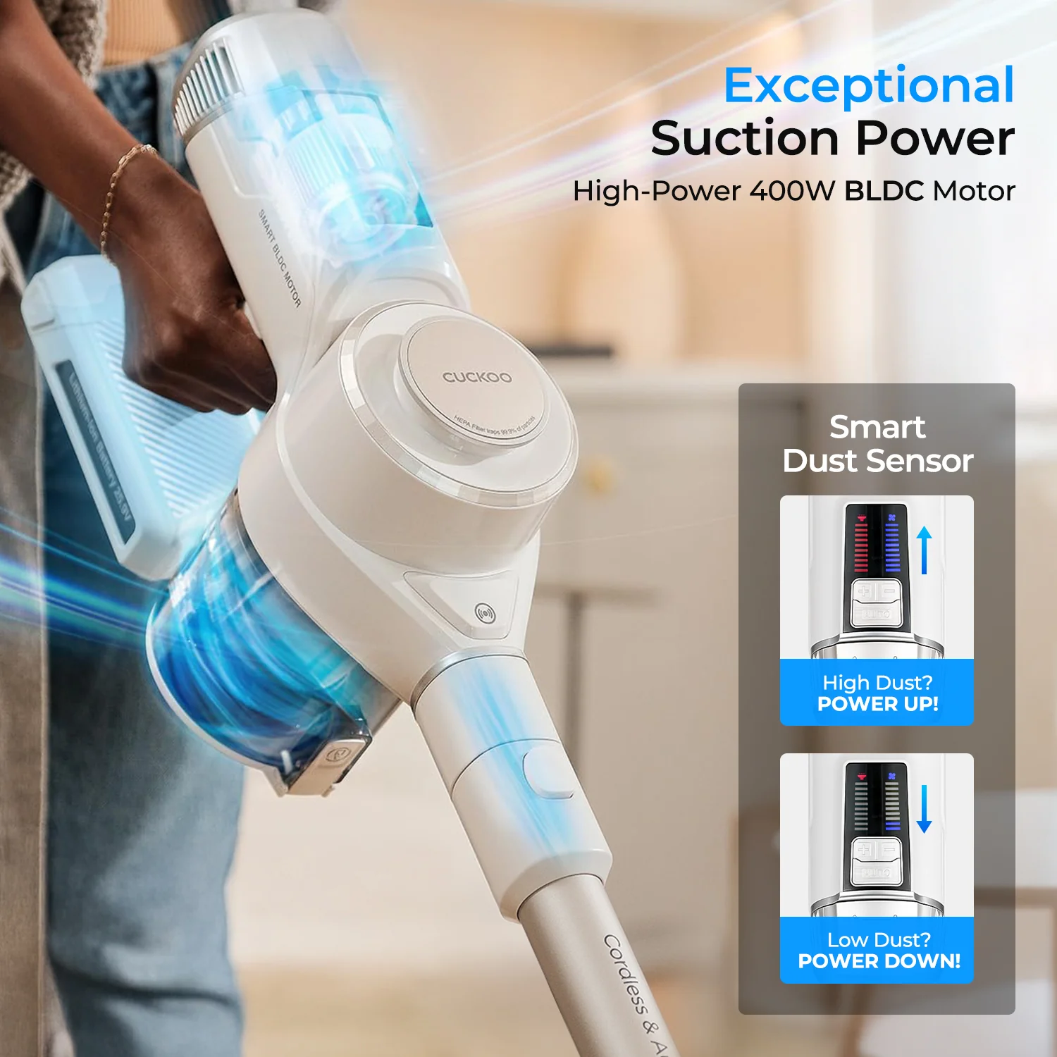 2025 Aspiradora inalámbrica Powerclone (CVC-A1410NW)