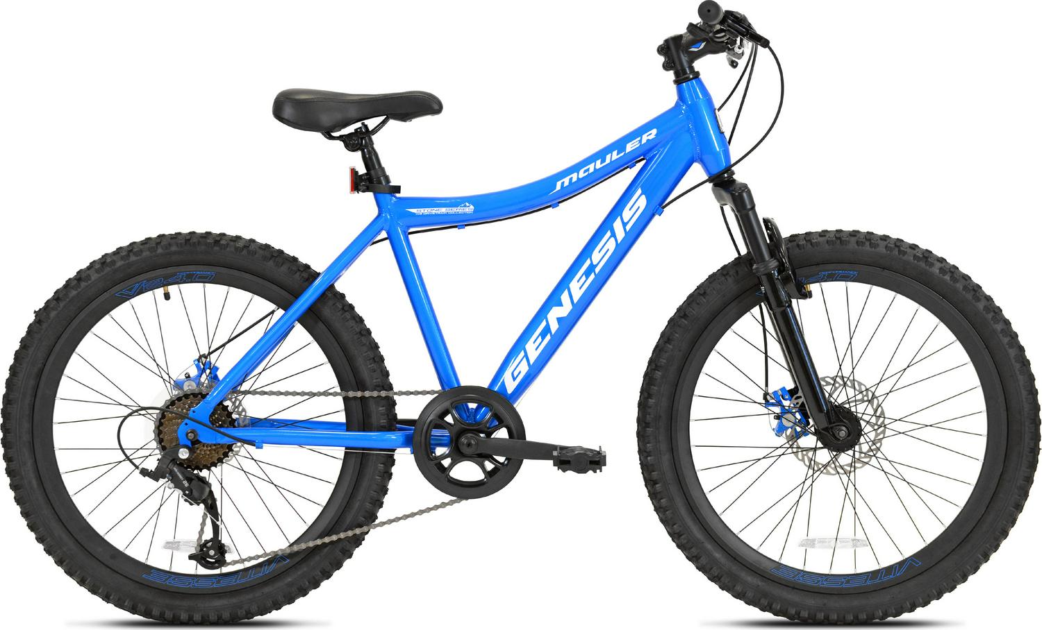 2025 Genesis Mauler bicicleta MTB de 24 pulgadas para niño – Azul | Para jóvenes aventureros