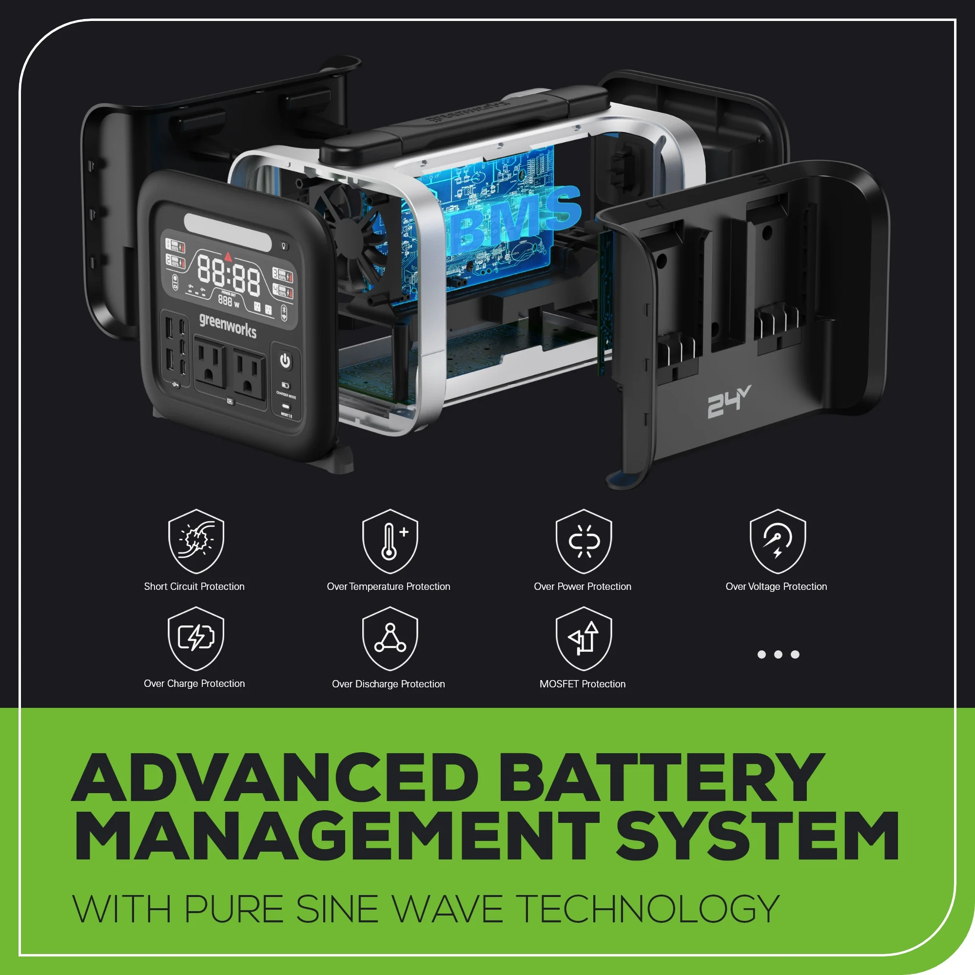 2025 Estación de energía portátil 24V 500W (solo herramienta)