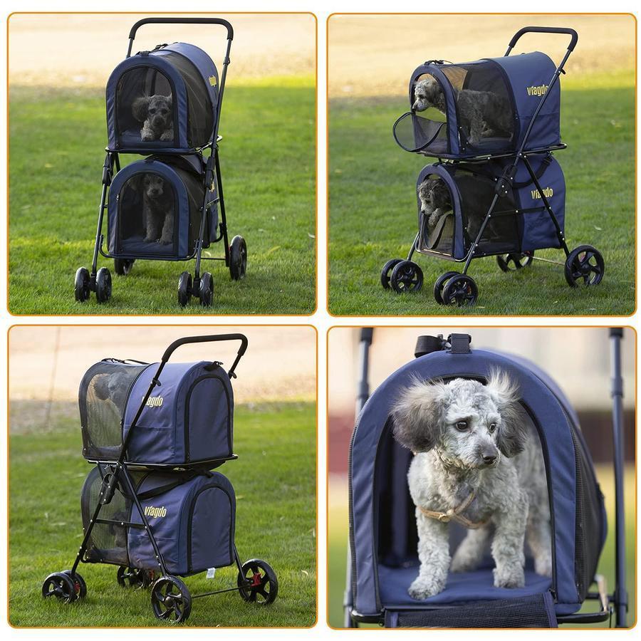 2025 Carrito Doble para Mascotas 42