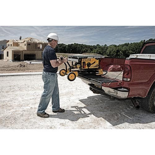 2025 Sierra de Mesa DEWALT de 10 Pulgadas, Capacidad de Corte Longitudinal de 32.5 Pulgadas, Motor de 15 Amperios, con Soporte Móvil