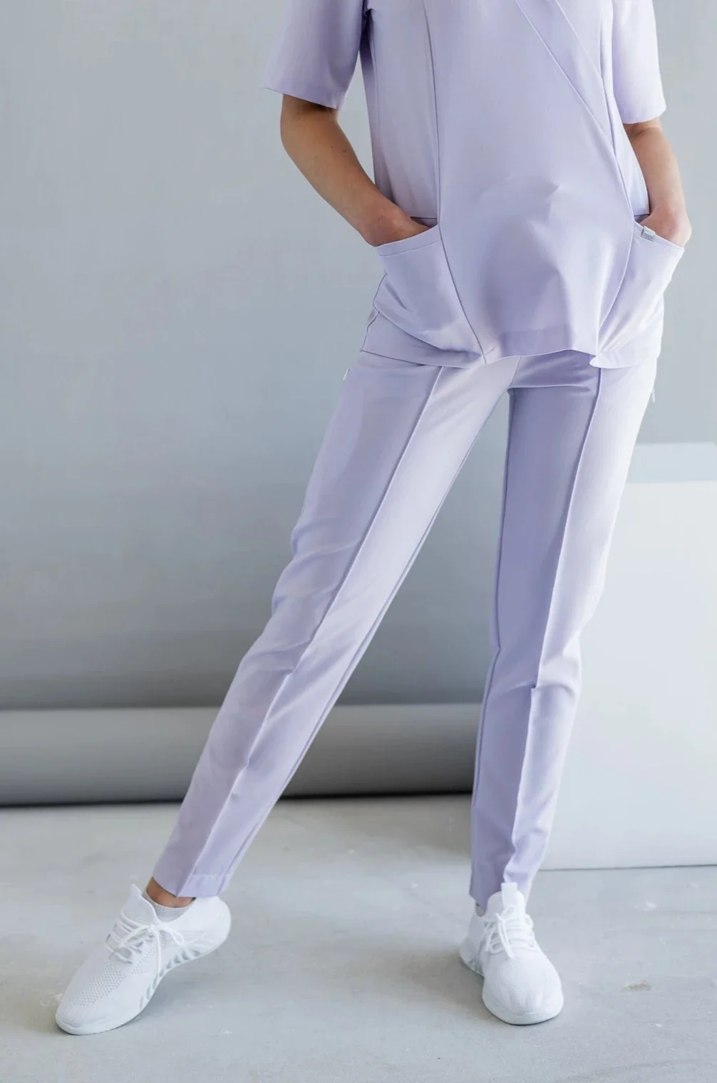 Spodnie medyczne damskie z kantem VERONA Profi.Me