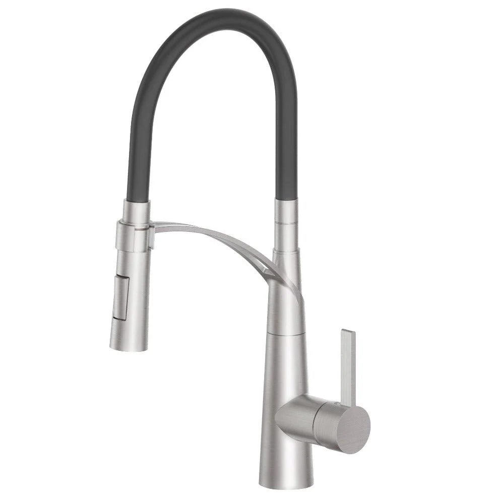 2025 ZLINE Da Vinci – Grifo de Cocina con Ducha, Acabado Níquel Cepillado (DAV-KF-BN)