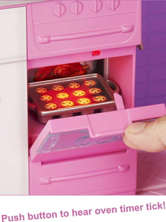 2025 Casa de ensueño Barbie con más de 70 accesorios, ascensor funcional, luces y sonidos