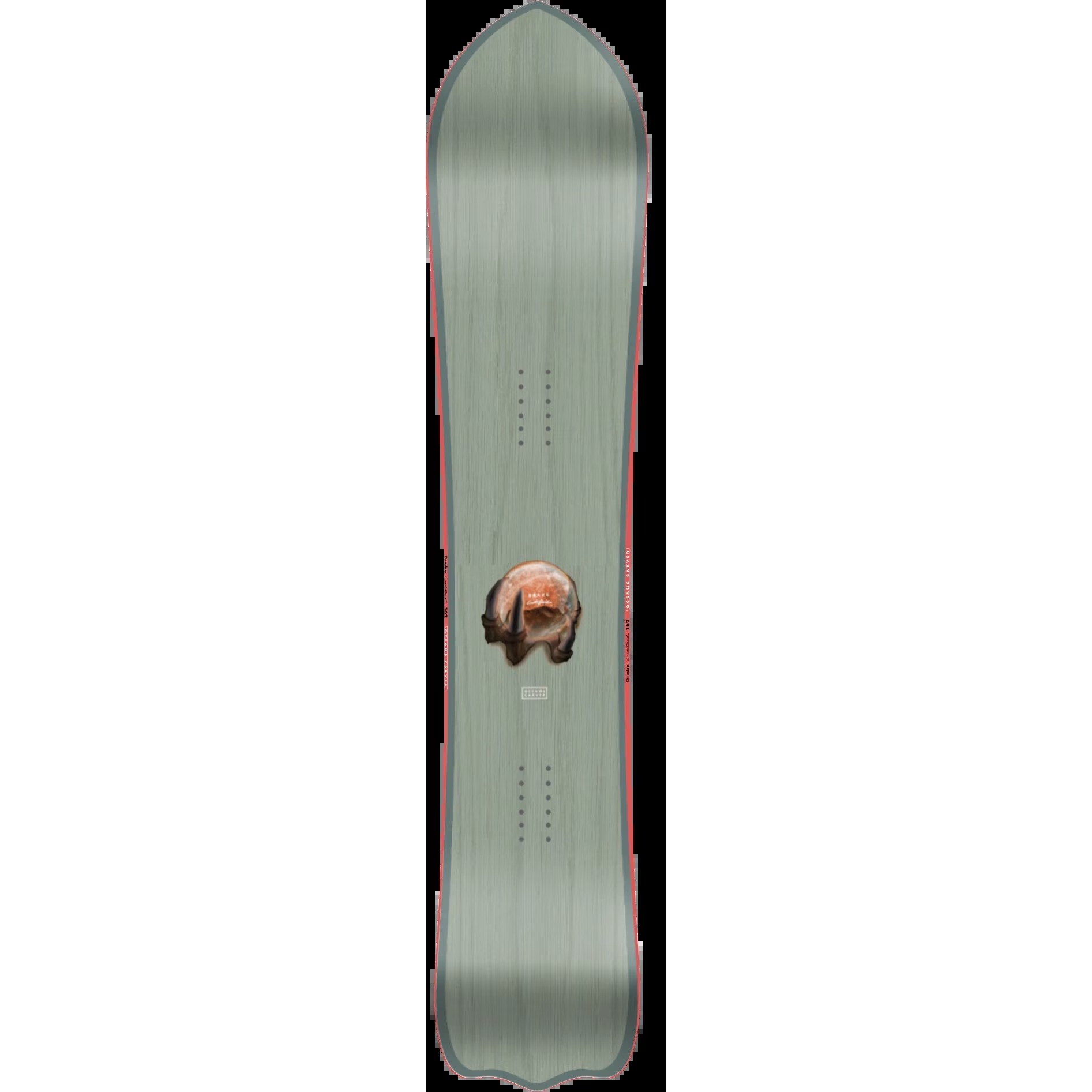 Placa snowboard Drake Cocktail 157cm, verde, barbati, flex mediu, profil directional