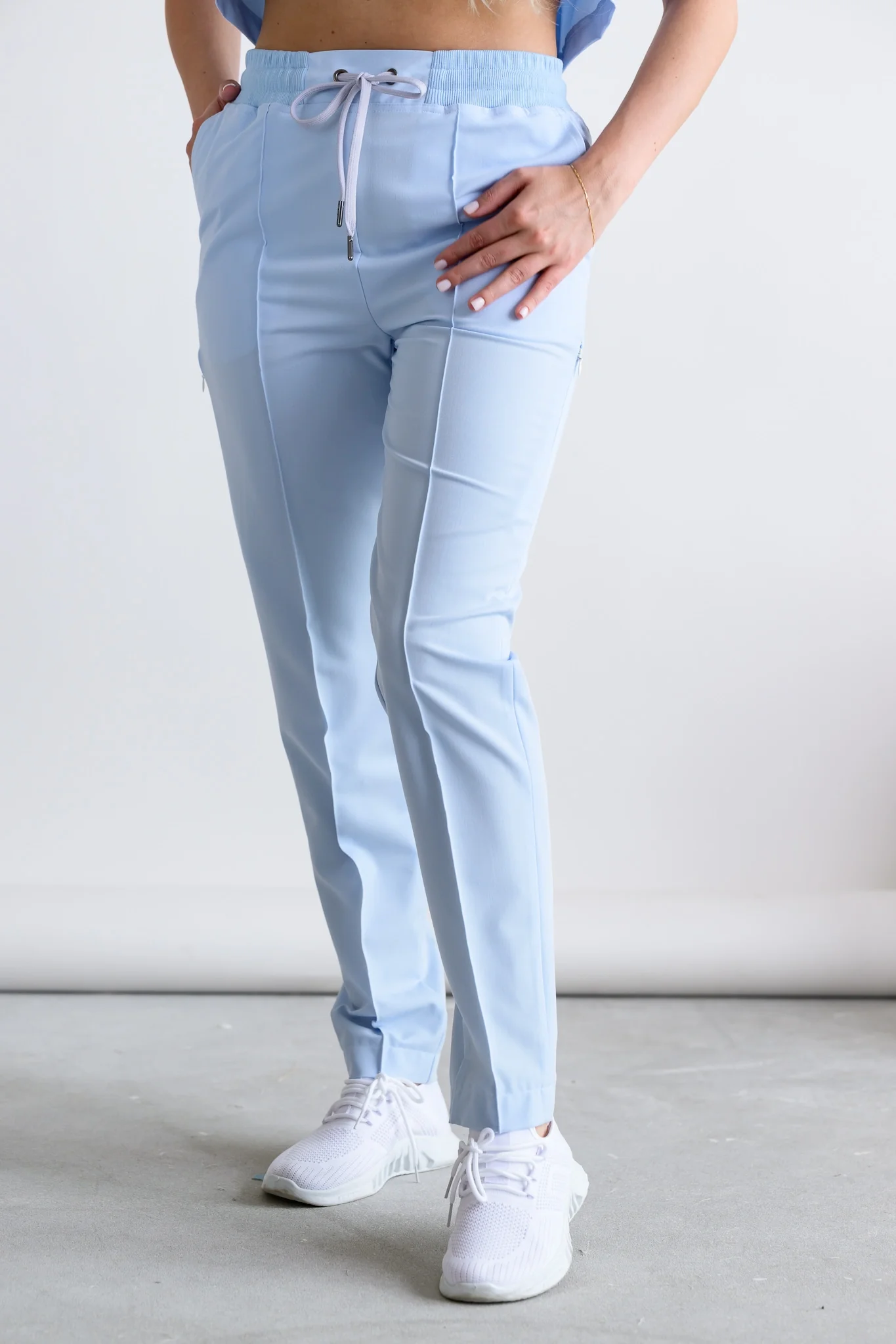 Spodnie medyczne damskie z kantem VERONA Profi.Me