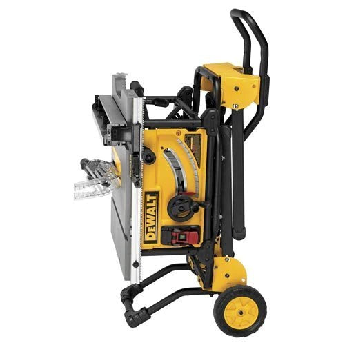 2025 Sierra de Mesa DEWALT de 10 Pulgadas, Capacidad de Corte Longitudinal de 32.5 Pulgadas, Motor de 15 Amperios, con Soporte Móvil