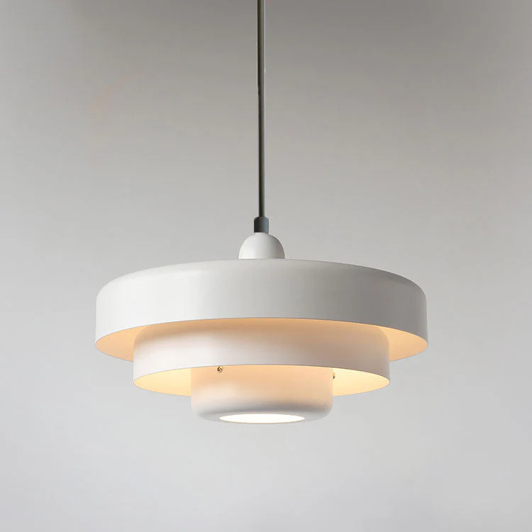 Mid-Century Modern Multi-Layered Pendant Light with Retro Charm