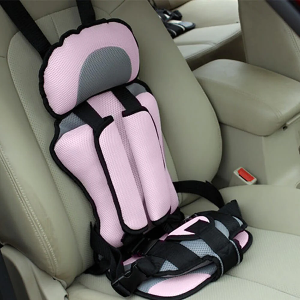 Child Car Seat | Breathable Mesh Fabric & Durable Plastic | Padded Headrest | Secure Travel