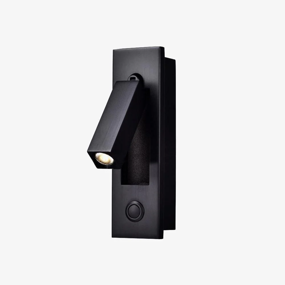 Modern Recessed Wall Light �C Adjustable LED Bedside Reading Lamp, Minimalist Design