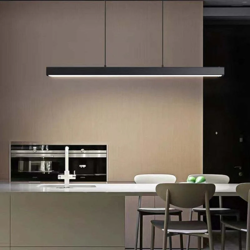 Modern Minimalist LED Pendant Light - Sleek Metal & Acrylic Design