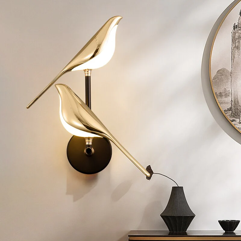Modern LED Bird Wall Light �C Elegant Nature-Inspired Sconce Lamp