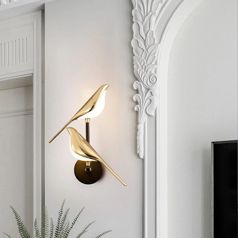 Modern LED Bird Wall Light �C Elegant Nature-Inspired Sconce Lamp