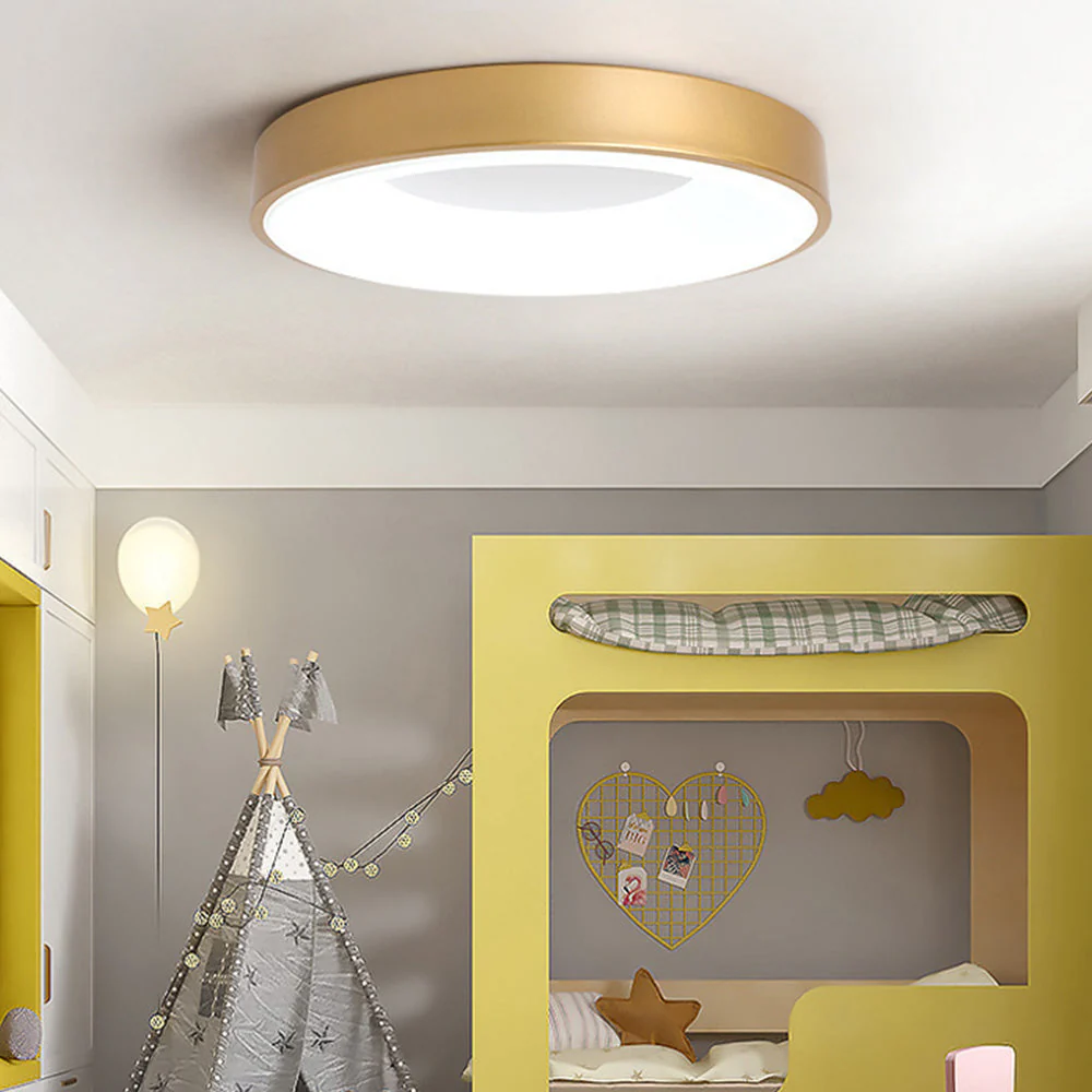 Modern Minimalist LED Ceiling Light �C Round Flush Mount with Acrylic Diffuser, 240V
