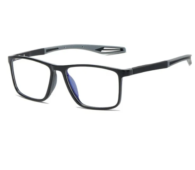 Lightweight Men's Blue Light Blocking Reading Glasses - Orlando Rectangular