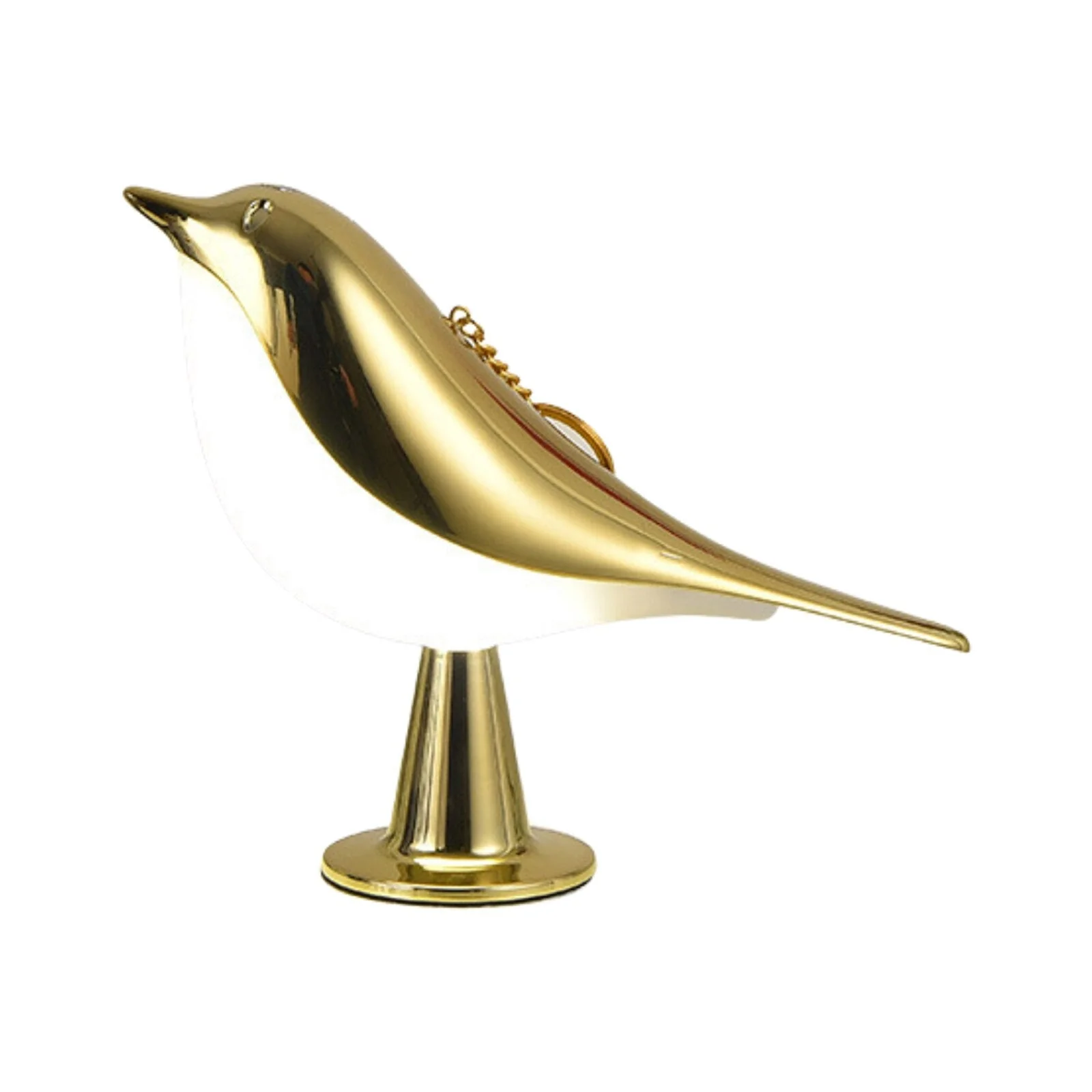 Whimsical Bird-Shaped Table Lamp - Modern LED Light with Natural Design