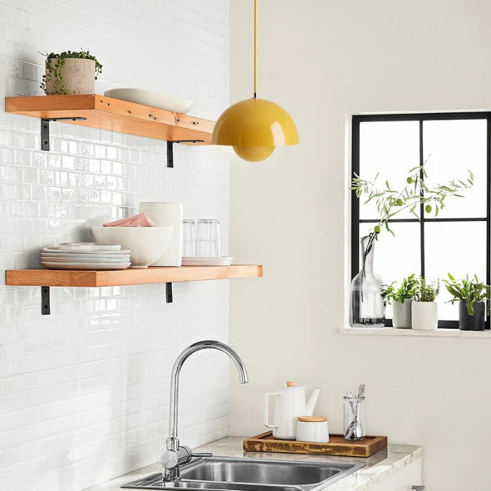 Mid-Century Modern Dome Pendant Light - Minimalist Dual Sphere Design