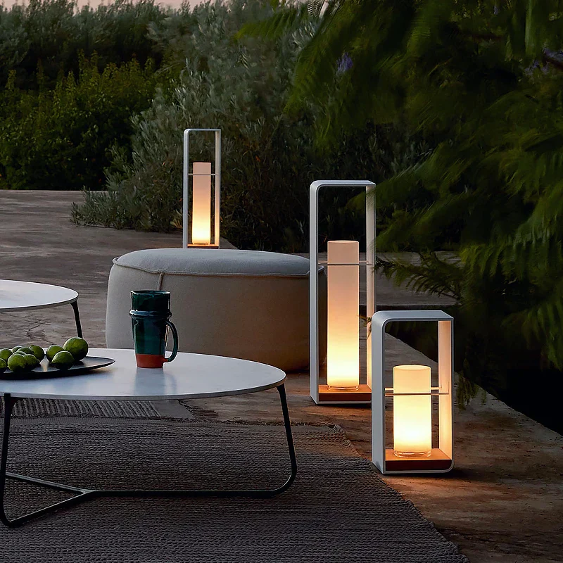 Modern Stainless Steel Solar Garden Lights �C Waterproof LED Pathway Lamp Outdoor