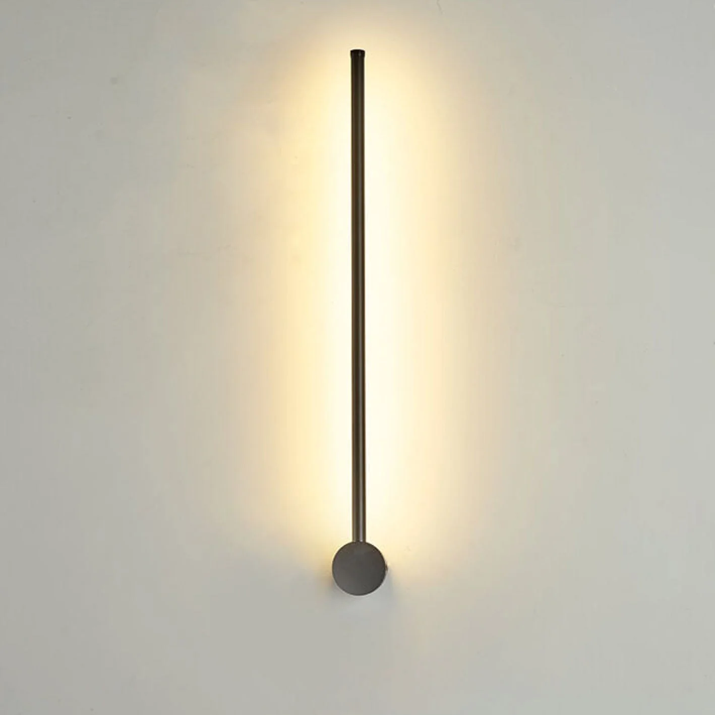 Modern LED Wall Light �?Minimalist Aluminium Sconce with Twin Linear Rod Design
