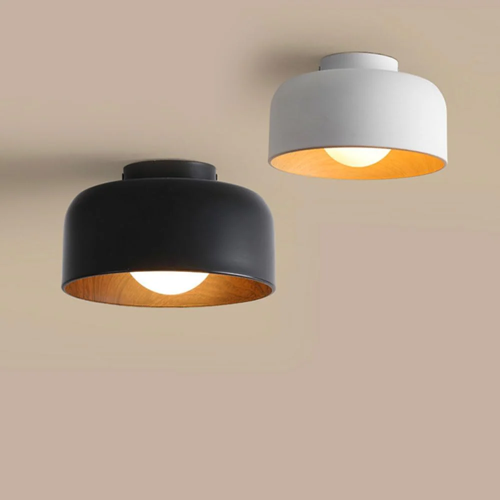 Modern Minimalist Metal Ceiling Light �C Flush Mount Fixture for Living & Dining Rooms