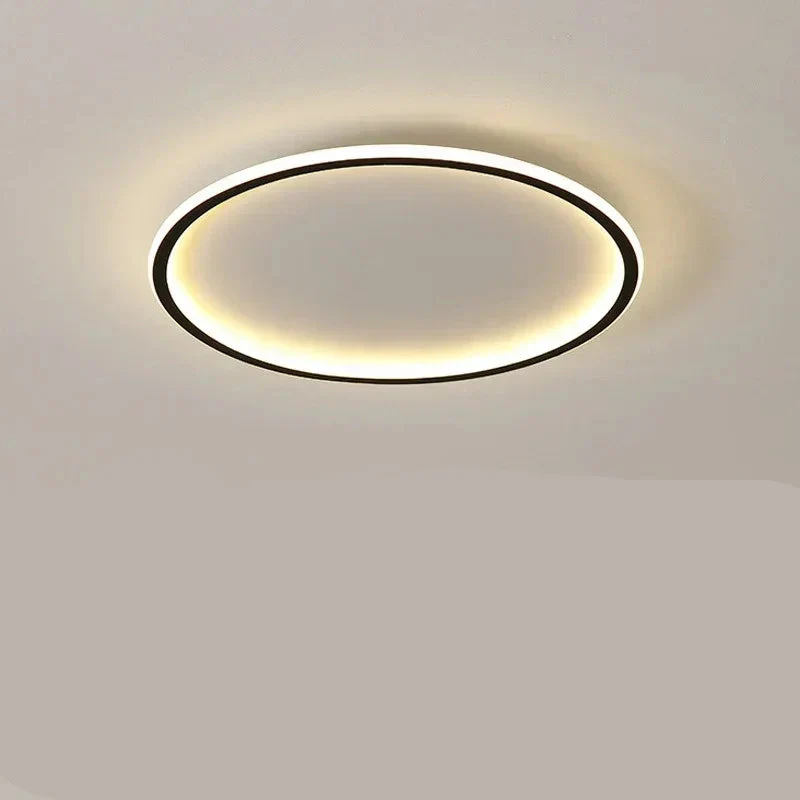 Modern Scandinavian LED Ceiling Light - Minimalist Round Flush Mount Fixture