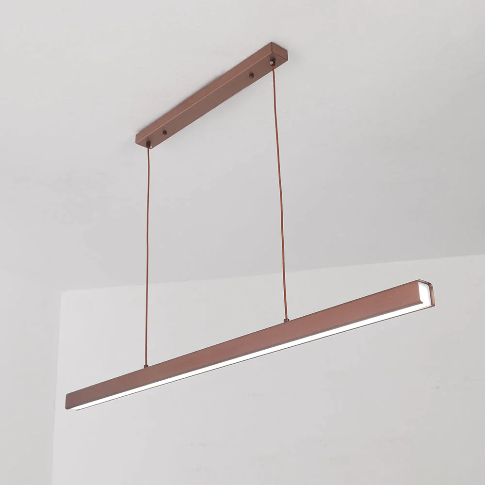 Modern Minimalist LED Pendant Light - Sleek Metal & Acrylic Design