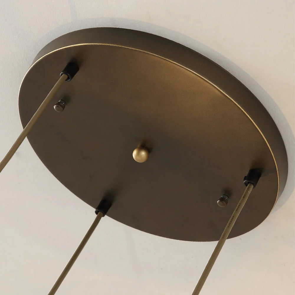 Modern Multi-Light Glass Pendant Light �C Sleek Geometric Design for Kitchen or Dining Room