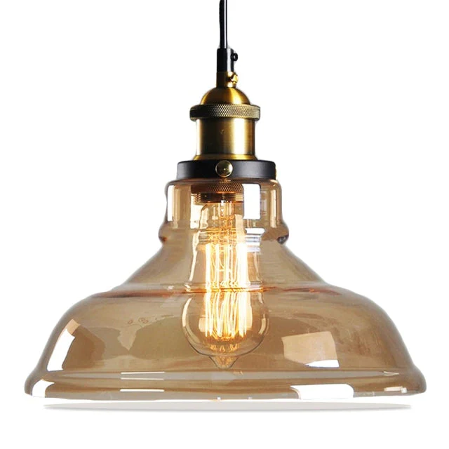 Industrial Chic Crystal Pendant Light - Vincent Luxury Hanging Lamp
