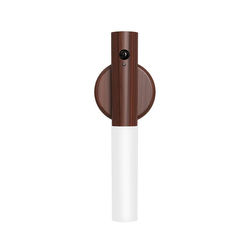 Motion Sensor LED Night Light with Magnetic Wooden Design
