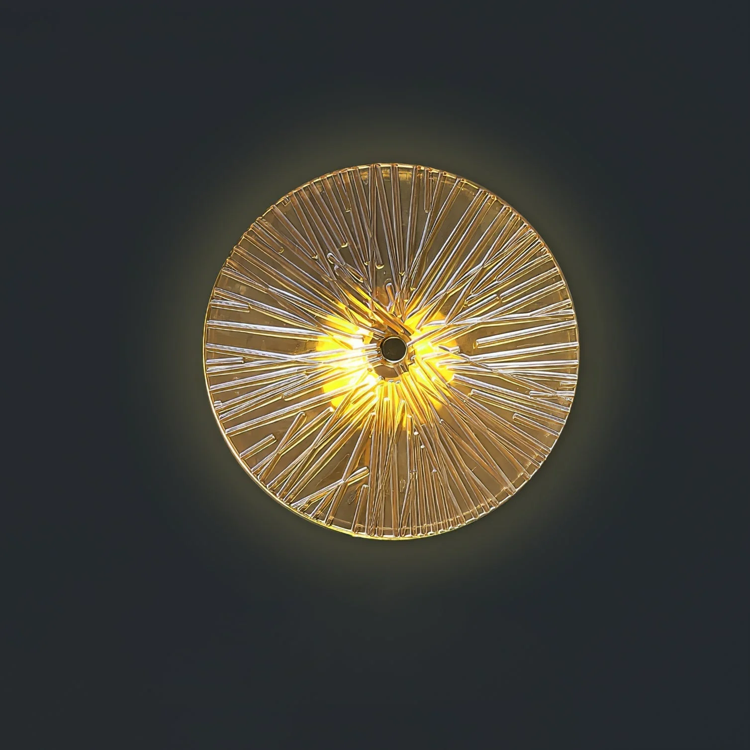 Modern Lotus Flower Wall Light �C Sculptural LED Sconce in Aluminium and Glass