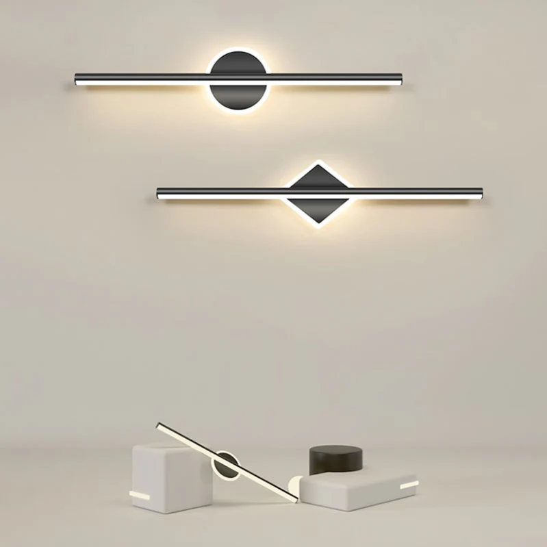 Modern Geometric LED Wall Sconce - Minimalist Metal Design