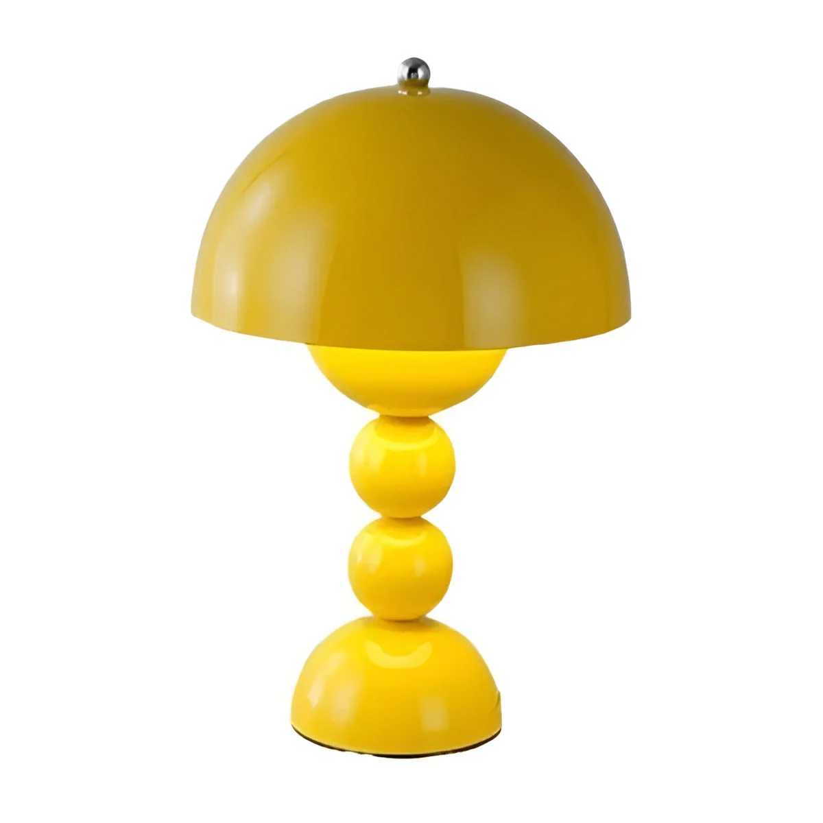 Scandinavian Design Table Lamp with Dimmable LED and Glossy Finish