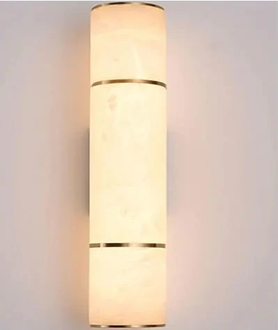 Modern Marble and Copper LED Wall Sconce �C Minimalist Luxury Light Fixture